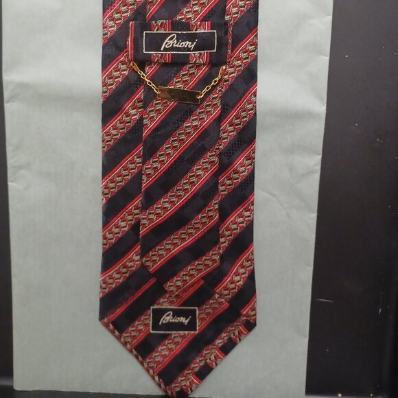 Vintage Brioni Italian Silk Tie - Picture 2 of 2